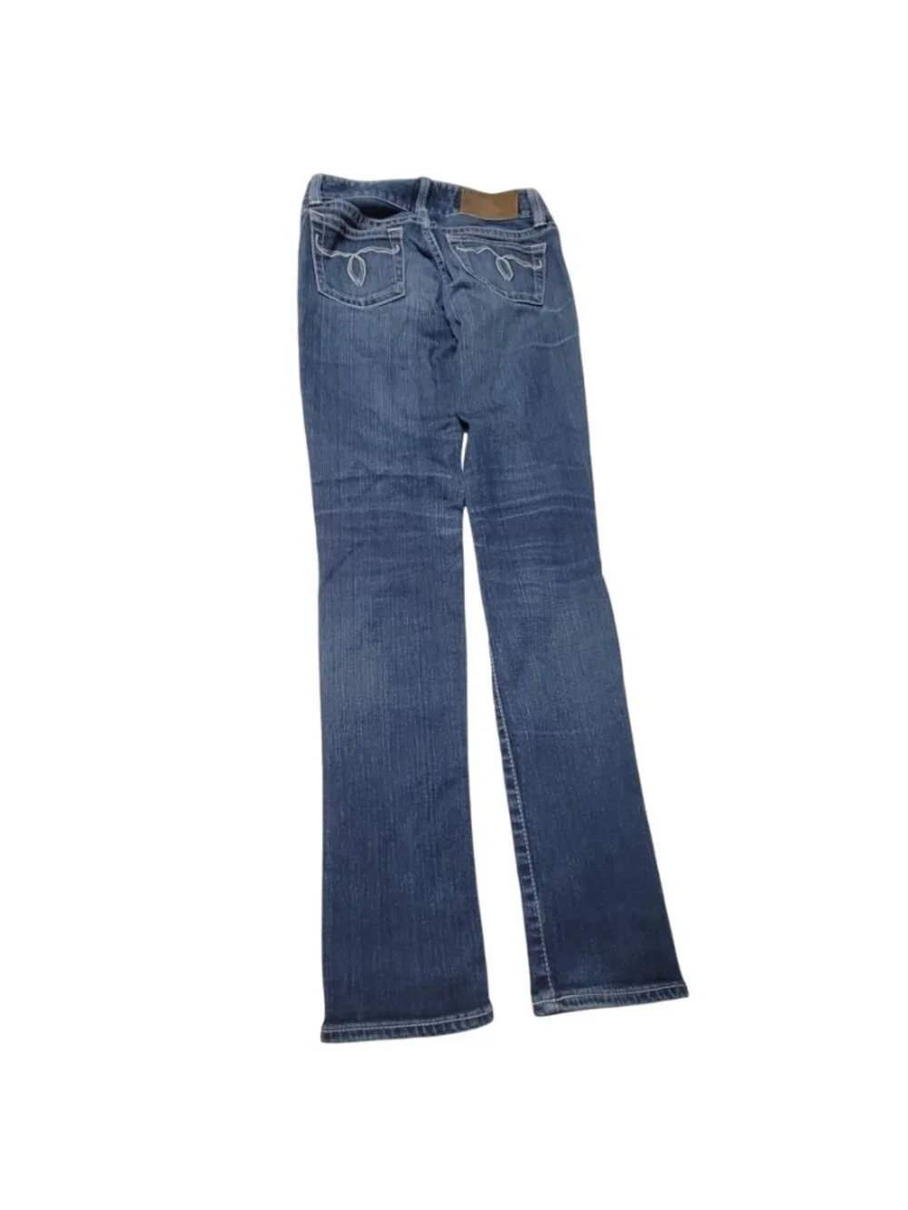 Moussy Jeans Womens Size 24 Straight Leg Low Rise Dark Wash Denim Pants
